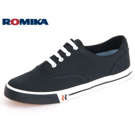 Romika nagyméretű vászoncipő - kék-fűzős - 47