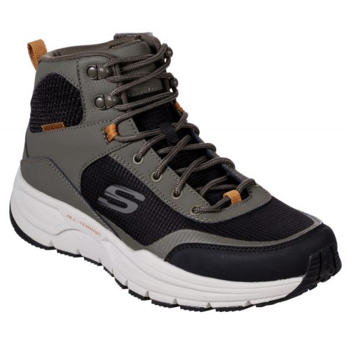 Skechers Woodrock Peak agyméretű cipő - Szürke/Fekete - 47,5