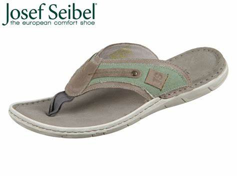 Josef Seibel Paul 11 nagyméretű papucs -zöld_kombi - 48