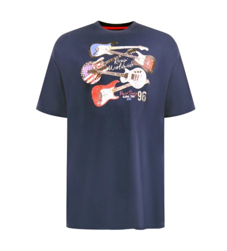 Duke Liverpool nagyméretű póló - kék - 6XL