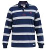 Duke Marshall hosszú ujjú nagyméretű póló  - Kék - 6XL