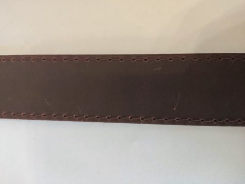 Bőr nagyméretű öv 4 cm széles - Barna - 5XL