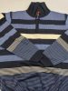 Intuition nagyméretű galléros, zippzáras , bordás pulóver - Kék - 2xl