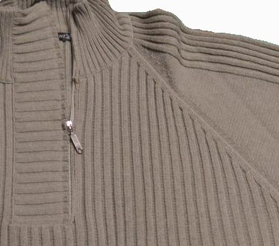 Excellent kötött  pulóver raglán ujjal - Zöld - 4xl