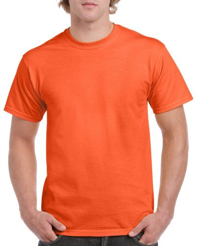 Gildan nagyméretű póló - Narancssárga - 5XL
