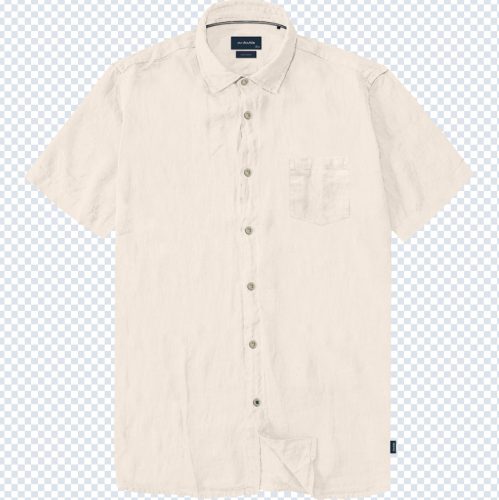 Double len  vászon ing - fehér- 5XL
