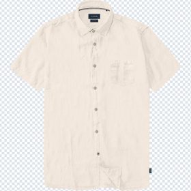 Double len nagyméretű vászon ing - fehér- 6XL