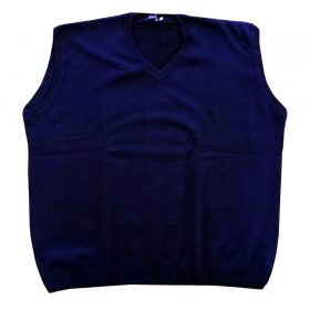 Intuition nagyméretű kötött mellény - Kék - 3xl
