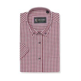 KAM  kockás ing - piros - 3XL