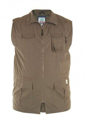 Duke nagyméretű sokzsebes mellény Enzo - drapp - 6XL