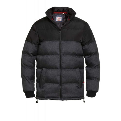 Duke Ashby nagyméretű kabát - Fekete - 3XL