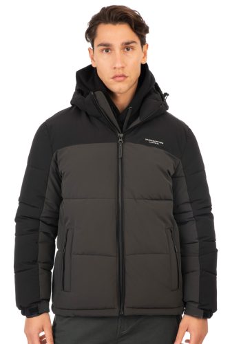 Double nagyméretű dzseki -khaki - 8XL