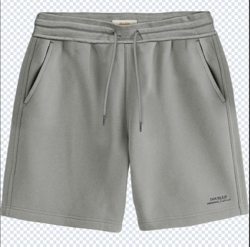 Double nagyméretű pamut short - szürke - 5XL