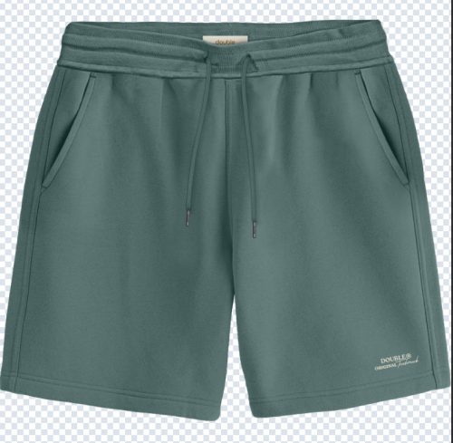 Double nagyméretű pamut short - zöld - 5XL