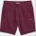 Double nagyméretű pamut short - bordó- 9XL