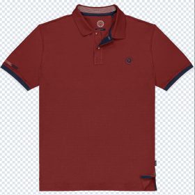 Double  piké póló - piros - 7XL