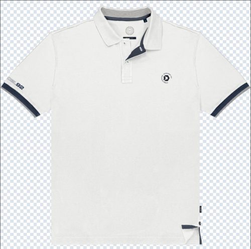 Double  piké póló - fehér - 9XL