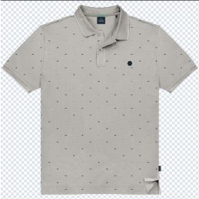 Double  mintás piké póló - szürke - 6XL