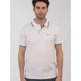 Double  galléros póló - Fehér - 7XL