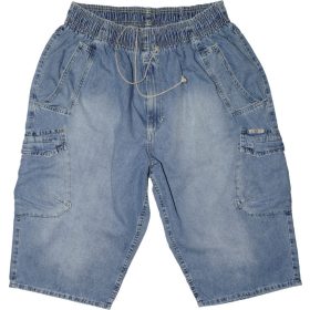 Quintz nagyméretű kék körgumis bermuda - Kék - 66