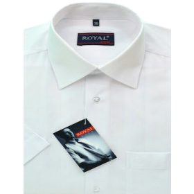 Royal  rövid ujjú ing - Fehér - 3XL