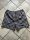 Thomas kockás vászonshort  kockás fekete-lila - 3XL