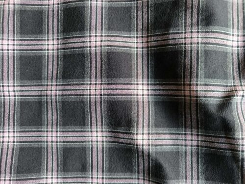 Thomas kockás vászonshort  kockás fekete-lila - 4XL