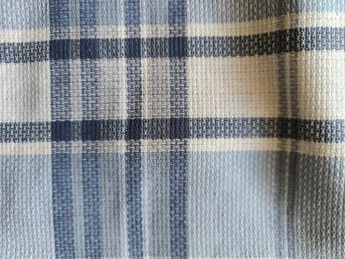 Thomas kockás vászonshort  kockás kék-fehér - 6XL