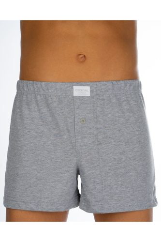Nagyméretű boxeralsó bőszárú - Szürke - 8XL