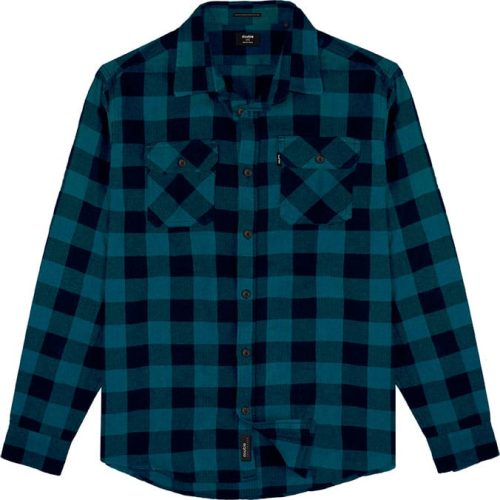 Double nagyméretű flanel ing kockás - Kék- 4XL