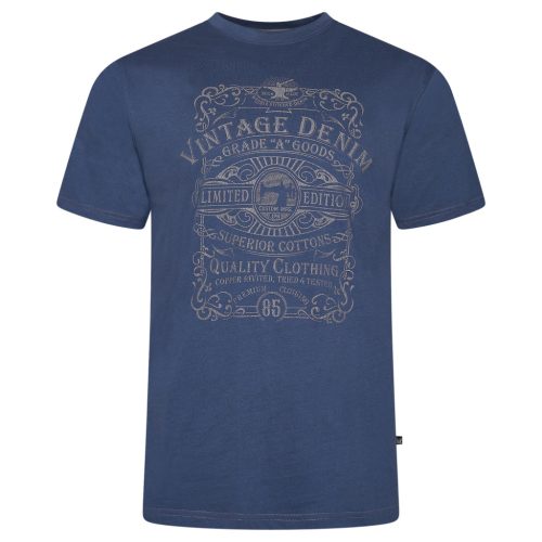 KAM nagyméretű póló - kék - 6XL