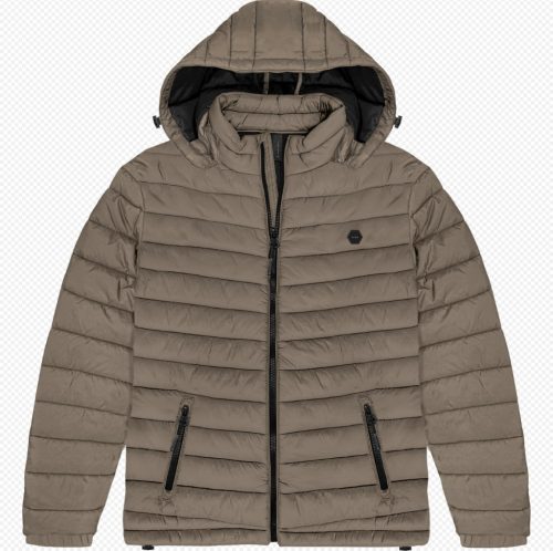 Double nagyméretű kabát - barna - 7XL