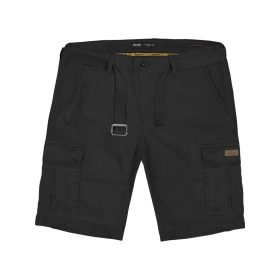 Double nagyméretű  oldalzsebes bermuda - fekete - 46
