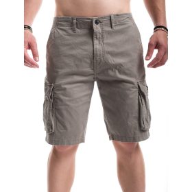 Double nagyméretű  oldalzsebes bermuda - szürke - 50