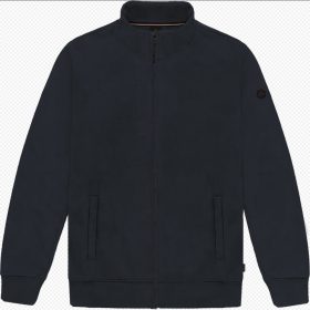 Double cipzáros nagyméretű pulóver -kék - 9XL