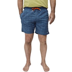   Double nagyméretű úszó short világos - kék mintás - 4XL