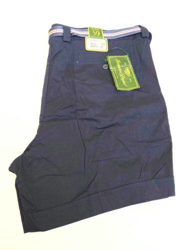 Olasz nagyméretű elegáns short övvel - Kék - 59
