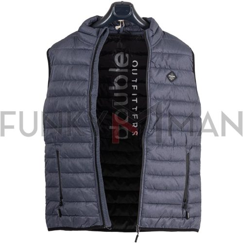 Double nagyméretű mellény - szürke - 8XL