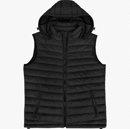 Double nagyméretű mellény - fekete - 7XL