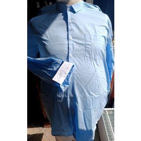 Thomas  mintás hosszú ujjú ing - Kék - 6XL