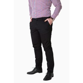   Thomas nagyméretű svédzsebes vászon nadrág - Fekete - 62