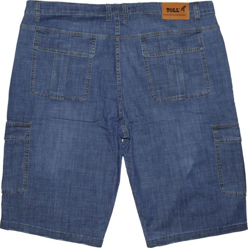 Toll  vékony bermuda oldal zsebes - Kék - 45