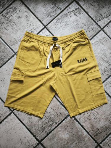 Ultimate Pamut bermuda - mustársárga - 3XL